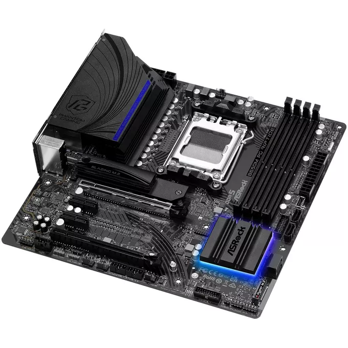 ASRock Płyta główna B650M PG RIPTIDE AM5 4DDR5 HDMI/DP mATX