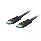 Lanberg Kabel HDMI M/M v2.1 20M 8K czarny optyczny AOC