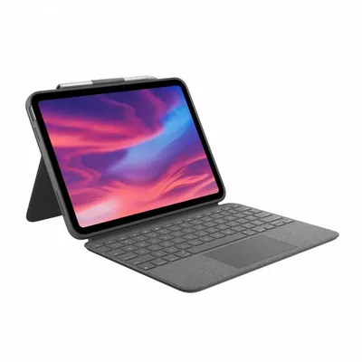 Logitech Etui z klawiaturą Combo Touch do iPada 10-tej generacji UK szare