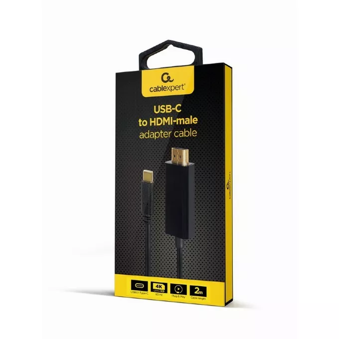 Gembird Adapter USB-C do HDMI męski 4K 60Hz 2m