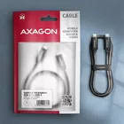 AXAGON BUCM432-CM10AB Kabel USB-C - USB-C, USB4 Gen 3x2 1m, PD 100W, 8K HD, ALU, oplot Czarny