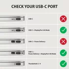 AXAGON RVC-HI2MC Adapter USB-C -&gt; HDMI 2.0 4K/60Hz Aluminum, 1.8m kabel