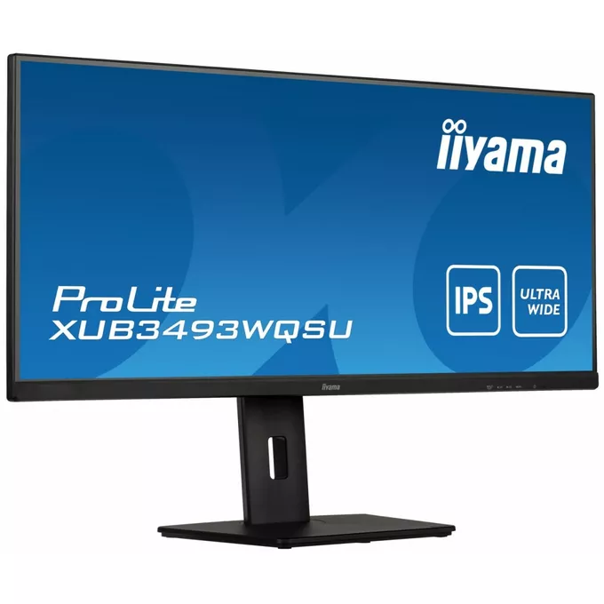 IIYAMA Monitor 34 cale XUB3493WQSU IPS,UWQHD,DP,HDMI,HAS(150mm)