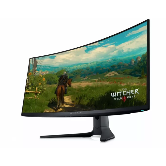 Dell Monitor zakrzywiony 34.18 cala AW3423DWF AMD FreeSync Premium Pro 165Hz OLED   QHD (3440x1440)/21:9/DP/HDMI/5xUSB/3Y AES&amp;PPE