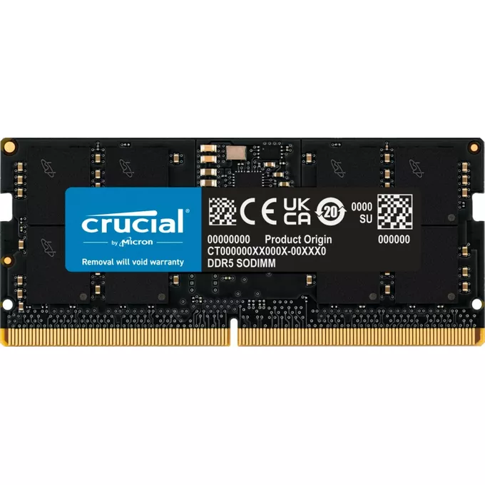 Crucial Pamięć do notebooka DDR5 SODIMM 24GB/5600 CL46 (16Gbit)