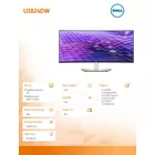 Dell Monitor zakrzywiony 38 cali U3824DW 21:9/3840x1600/3Y PPG