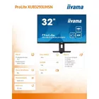 IIYAMA Monitor ProLite XUB3293UHSN 31.5 cala XUB3293UHSN-B5 IPS,4K,USB-C DOCK,KVM,SLIM,2x3W,RJ45