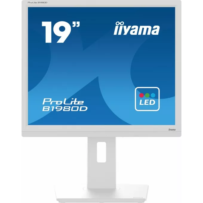 IIYAMA Monitor 19 cali B1980D-W5 DVI,VGA,PIVIOT,HAS/150mm,5:4