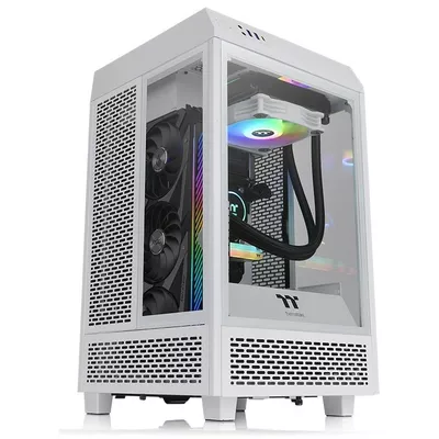 Thermaltake Obudowa - The Tower 100 Mini Tempered Glass*3 - Snow