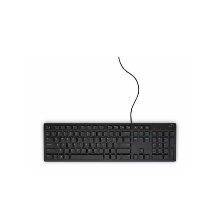 Dell Klawiatura multimedialna KB216  US International (QWERTY) - czarna (RTL BOX)