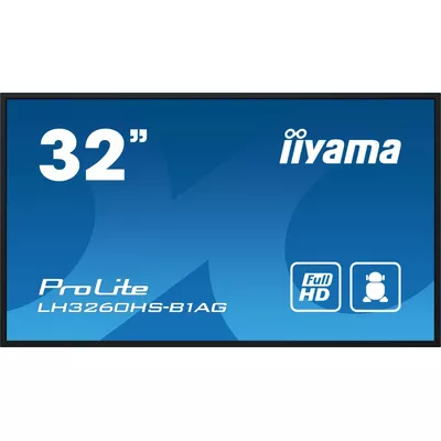 IIYAMA Monitor wielkoformatowy 31.5 cala LH3260HS-B1AG matowy 24h/7  500(cd/m2) VA 1920 x 1080 FHD Android.11 Wifi CMS(iiSignage2)