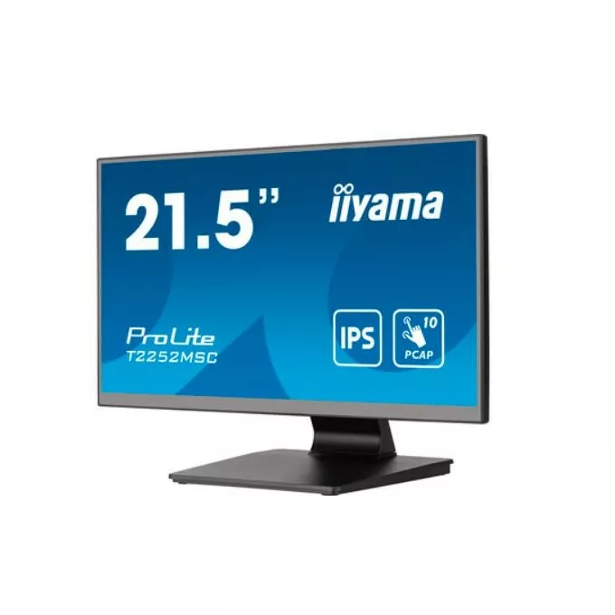 IIYAMA Monitor 22 cale T2252MSC-B2 10 PKT. POJ,IPS,HDMI,DP,2x1W,7H