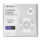 Qoltec Profesjonalny filament do druku 3D | ABS PRO | 1.75mm | 1kg | Biały