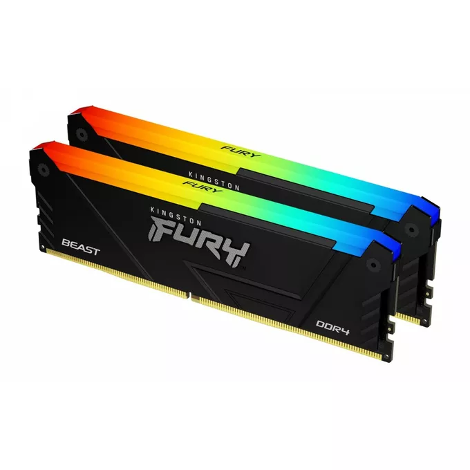 Kingston Pamięć DDR4 Fury Beast RGB 64GB(2*32GB)/3600 CL18