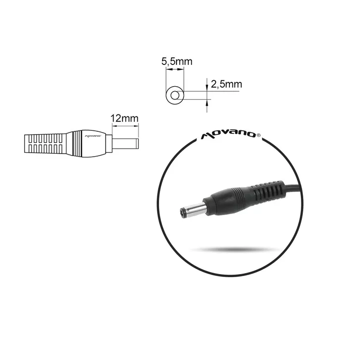 Mitsu Ładowarka/zasilacz 19v 2.1a (5.5x2.5) - MSI, Fujitsu, Benq