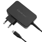 Qoltec Ładowarka GaN Power Pro | 1xUSB-C | 90W | 5-20V | 3-4.5A | Czarna