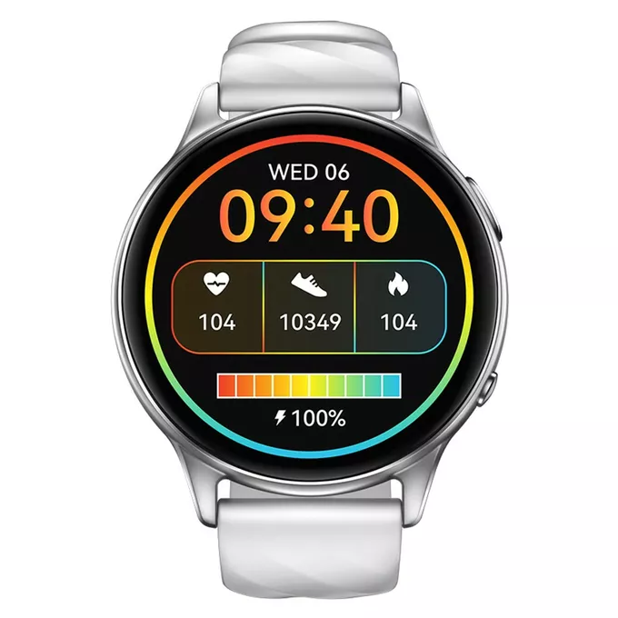 Kumi Smartwatch GW5 1.39 cala 300 mAh Srebrny