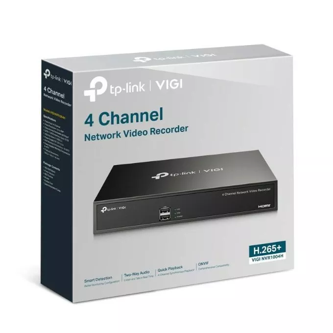 TP-LINK Rejestrator wideo VIGI NVR1004H 4-kanałowy