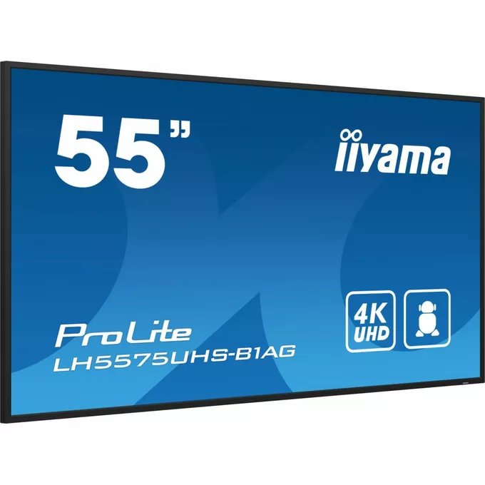 IIYAMA Monitor 54.6 cali ProLite LH5575UHS-B1AG,24/7,IPS,ANDROID.11,4K