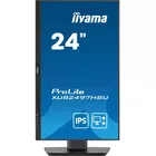 IIYAMA Monitor 24 cale XUB2497HSU-B1 IPS.HDMI.DP.2x2W.2xUSB(2.0).HAS(150mm). 250cd.1ms.100Hz