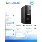 Dell Komputer Optiplex SFF Plus/Core i5-14500/16GB/256GB SSD/Integrated/WLAN + BT/Wireless Kb &amp; Mouse/260W/W11Pro/vPro