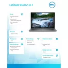 Dell Notebook Latitude 9450 2in1 Win11Pro Ultra 7 165U/32GB/1TB SSD Gen4/14.0 QHD+ Touch/Int/FgrPr/FHD/IR Cam/Mic/WLAN+BT/Backlit Kb/3C/vPro/3YPS