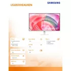 Samsung Monitor 32 cali ViewFinity S70D VA 3840x2160 UHD 16:9 1xHDMI 1xDP 5ms PinP/PbyP 60Hz płaski biały 2Yd2d