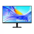 Samsung Monitor 32 cali ViewFinity S80UD IPS 3840x2160 UHD 16:9 1xHDMI 1xDP 1xUSB-C 90W 3xUSB 3.0 LAN KVM 5ms PinP/PbyP 60Hz HAS+PIV płaski 3YOn-Site