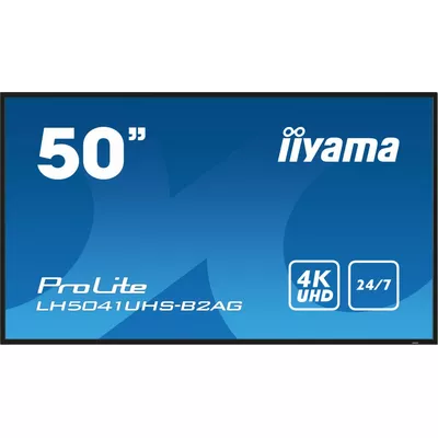 IIYAMA Monitor 50 cali LH5041UHS-B2 VA,4K,24/7,LAN,USB,HDMI