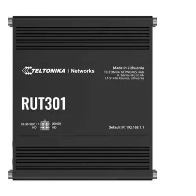 TELTONIKA Router RUT301  4xLAN, 1xWAN, USB 2.0, 2xDI, 2xDO