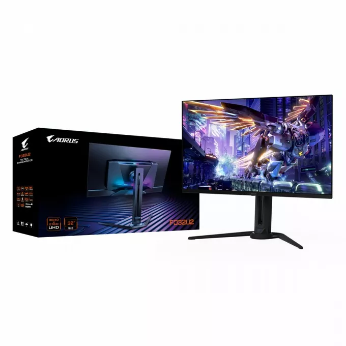 Gigabyte Monitor 31,5 cala FO32U2P OLED 0,03MS UHD 240HZ 4K