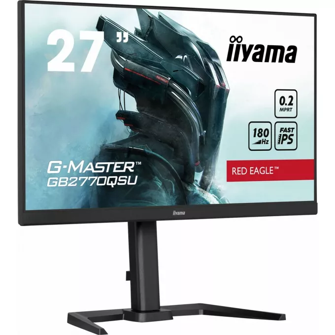 IIYAMA Monitor 27 cali GB2770QSU-B6 0.2ms,IPS,DP,HDMI,180Hz