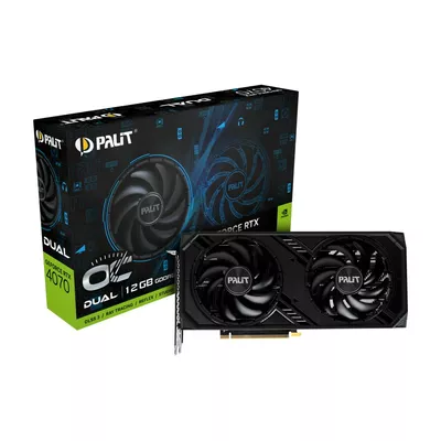 Palit Karta graficzna RTX 4070 DUAL OC 12GB GDDR6 192bit 3DP