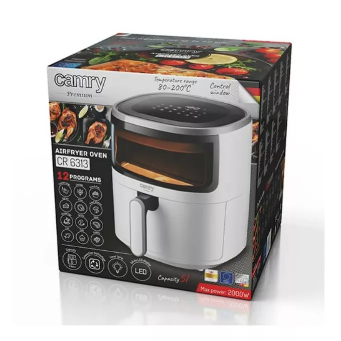 Camry Frytownica beztłuszczowa Airfryer 5l CR 6313