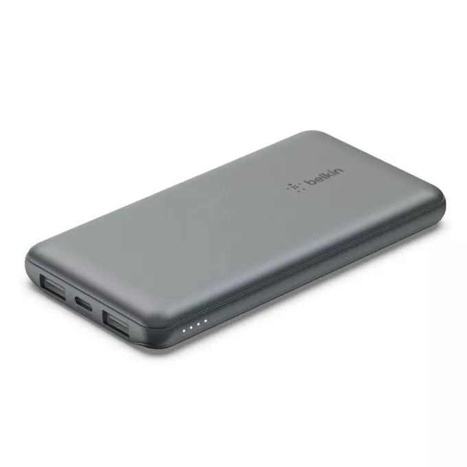 Belkin PowerBank 10 000mAh USB A i C 15W space gray