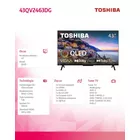 Toshiba Telewizor QLED 43 cale 43QV2463DG