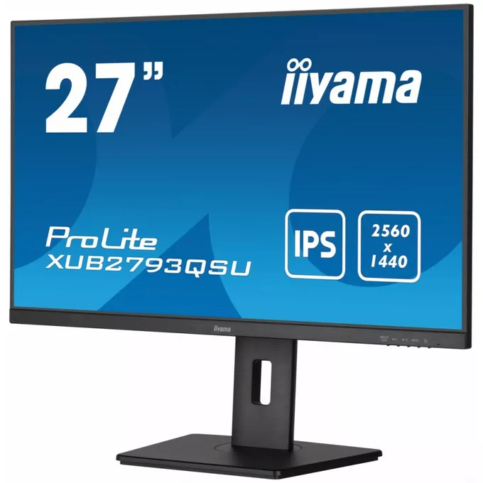 IIYAMA Monitor 27 cali XUB2793QSU-B7 IPS, QHD, HAS(150mm), 100Hz, 300cd