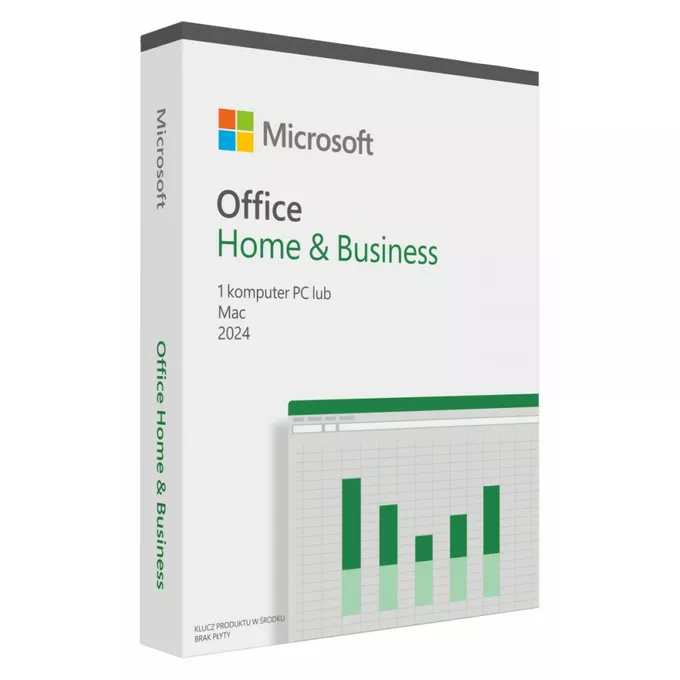 Microsoft Office Home &amp; Business 2024 PL Win/Mac EP2-06675, Zastępuje P/N: T5D-03539