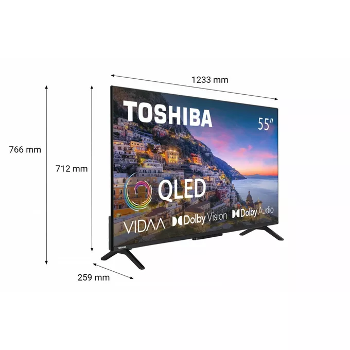 Toshiba Telewizor QLED 55 cali 55QV2463DG