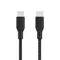 Belkin Kabel w oplocie USB-C do USB-C 100W 3m czarny