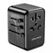 AWEI Ładowarka podróżna GaN 65W 4w1 US/AU/EU/UK C-40 2xUSB +3xUSB-C