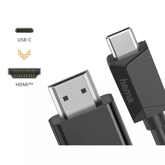 Hama Kabel USB-C HDMI 4k 1,5m