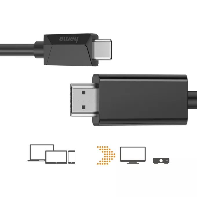 Hama Kabel USB-C HDMI 4k 1,5m