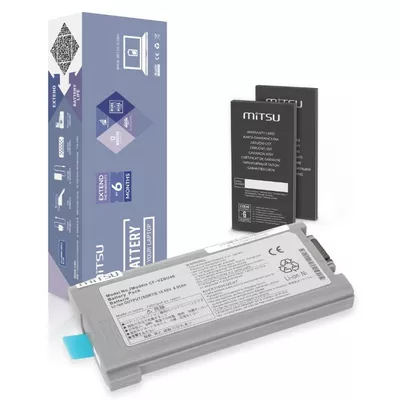 Mitsu Bateria CF-VZSU46 do Panasonic ToughBook CF-30 CF-31 CF-53 8550 mAh (91 Wh) 10.65V