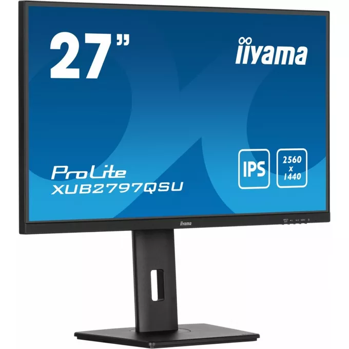 IIYAMA Monitor 27 cali XUB2797QSN-B2 IPS,QHD,USB-c Dock,HDMI