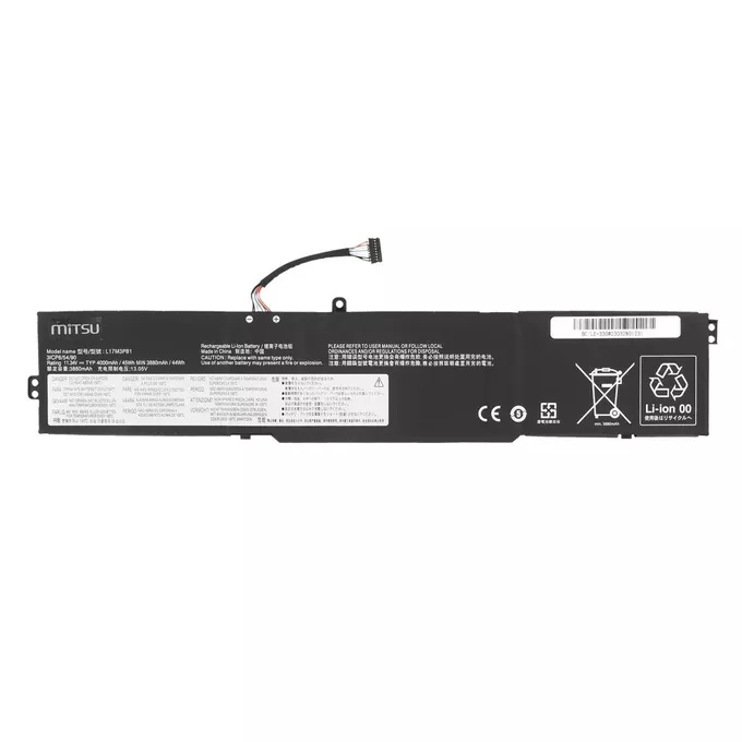 Mitsu Bateria L17M3PB1 do Lenovo IdeaPad 330-15ICH 17ICH 4000 mAh (45 Wh) 11.34V