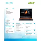 Acer Notebook Nitro V 16 ANV16-41-EP Win11Home/R5-8645HS/16GB/512SSD/RTX4050/16 cali