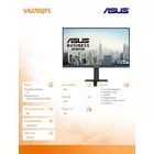 Asus Monitor 27 cali VA27DQFS IPS HDMI DP 100Hz