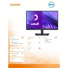 Dell Monitor E2425HS 23.8 cala VA LED FHD/(1920x1080)/16:9/DP/HDMI/VGA/Głośniki/3Y