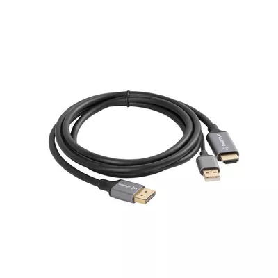 Lanberg Kabel HDMI(M)-Displaypor(M) 1.8M 4K czarny